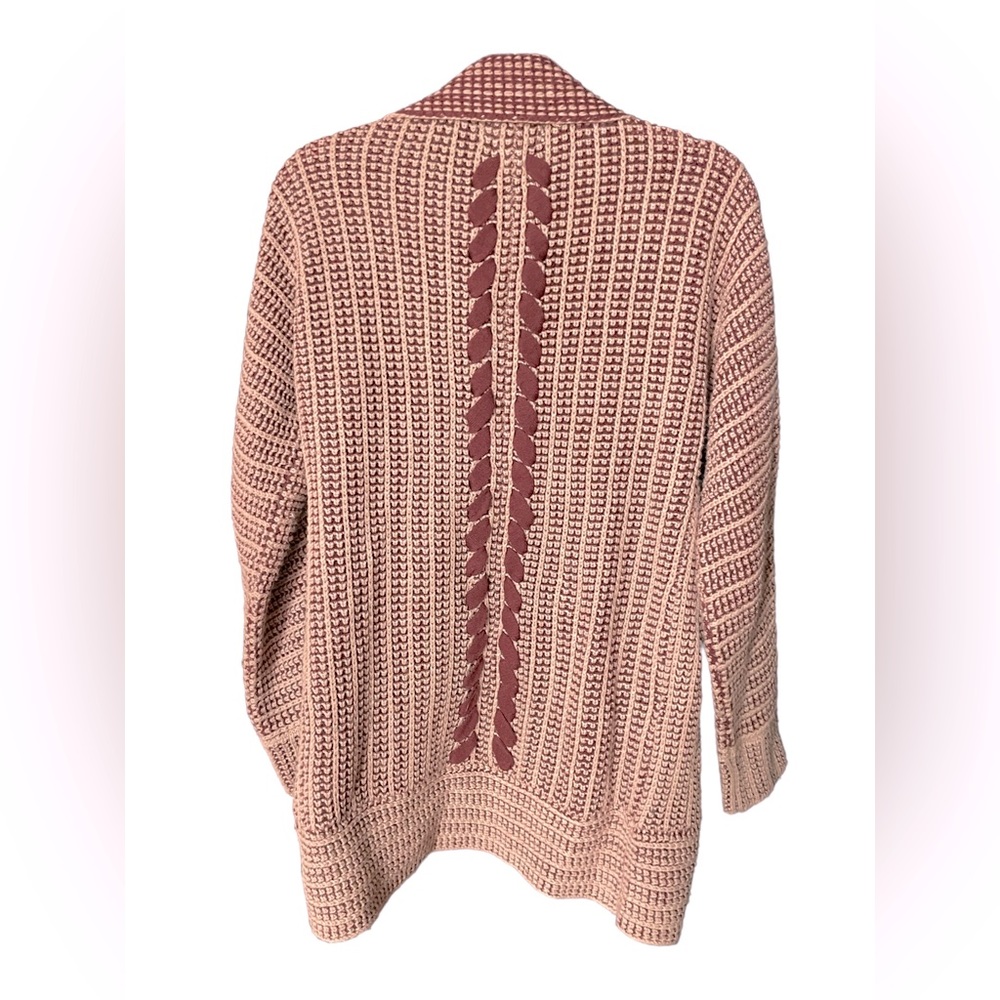 Cardigan with Design on Back